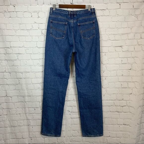 ASOS Collusion Mom Jeans size 30long Dark Wash - Picture 5 of 12